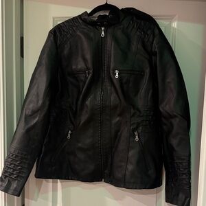 Women’s Black Leather Jacket